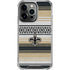 NFL New Orleans Saints Trailblazer iPhone 16 Pro Clear Case